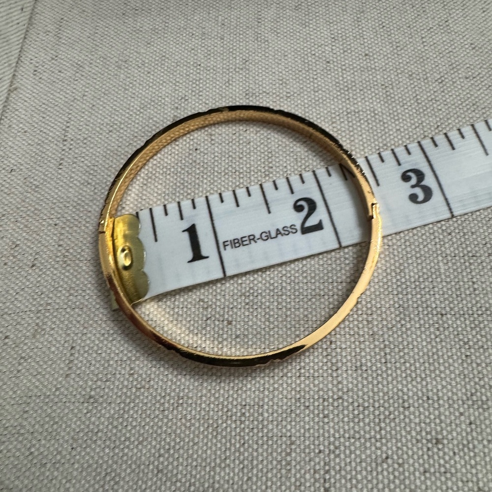 Classic Gold Stackable Bangle Bracelet Set - Picture 10 of 10